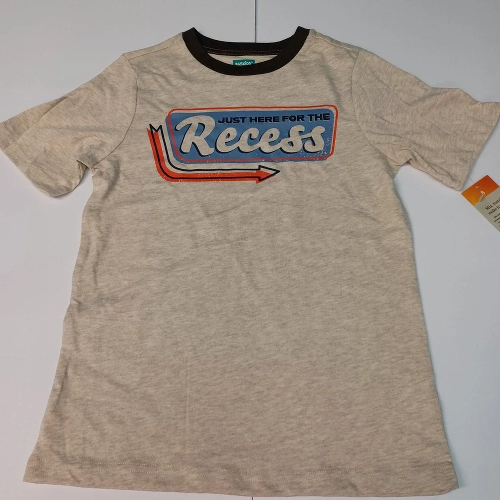 365 Kids Garanimals Boys Recess Shark Dino T-shirt Size 8 Lot Of‎ 4 Shirts